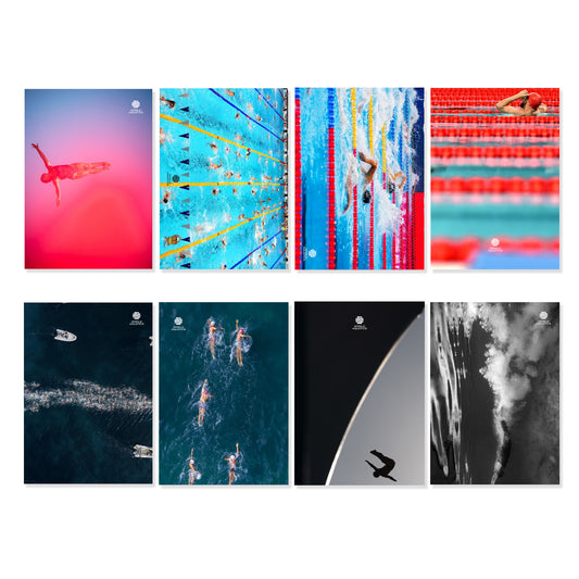 Aquatics Signature Postkarten-Set flash